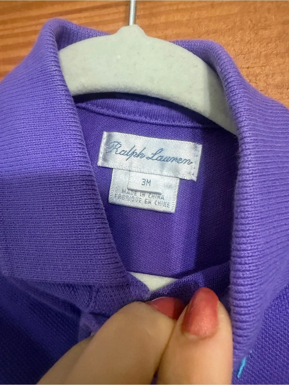Ralph Lauren Purple Polo Shirt 3m